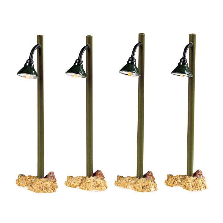 LEMAX Rustic Street Lamp, set of 4 #54362